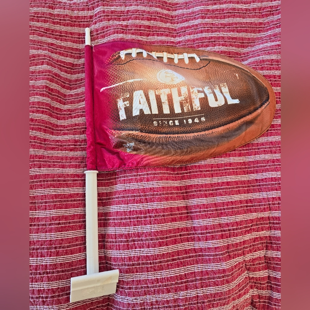 San Francisco 49ers Car Flag